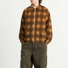 Butter Goods Men's Jive Cord Jacket in Mustard Plaid