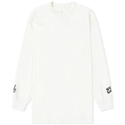Y-3 Men's Gfx Long Sleeve T-Shirt in Off White