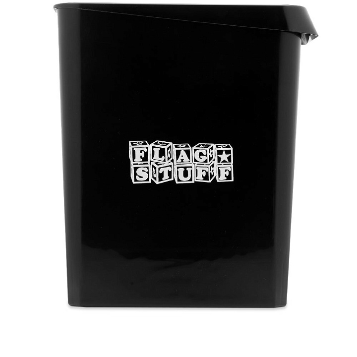 Photo: Flagstuff Men's Waste Paper Bin in Black/White