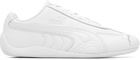 PUMA White Speedcat Sneakers