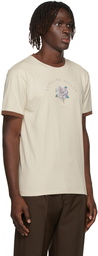 Ernest W. Baker Beige Organic 'Sterling Silver' T-Shirt