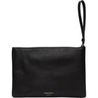 Common Projects Black Medium Flat Pouch