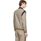 Stella McCartney Brown Biscotto Bomber Jacket