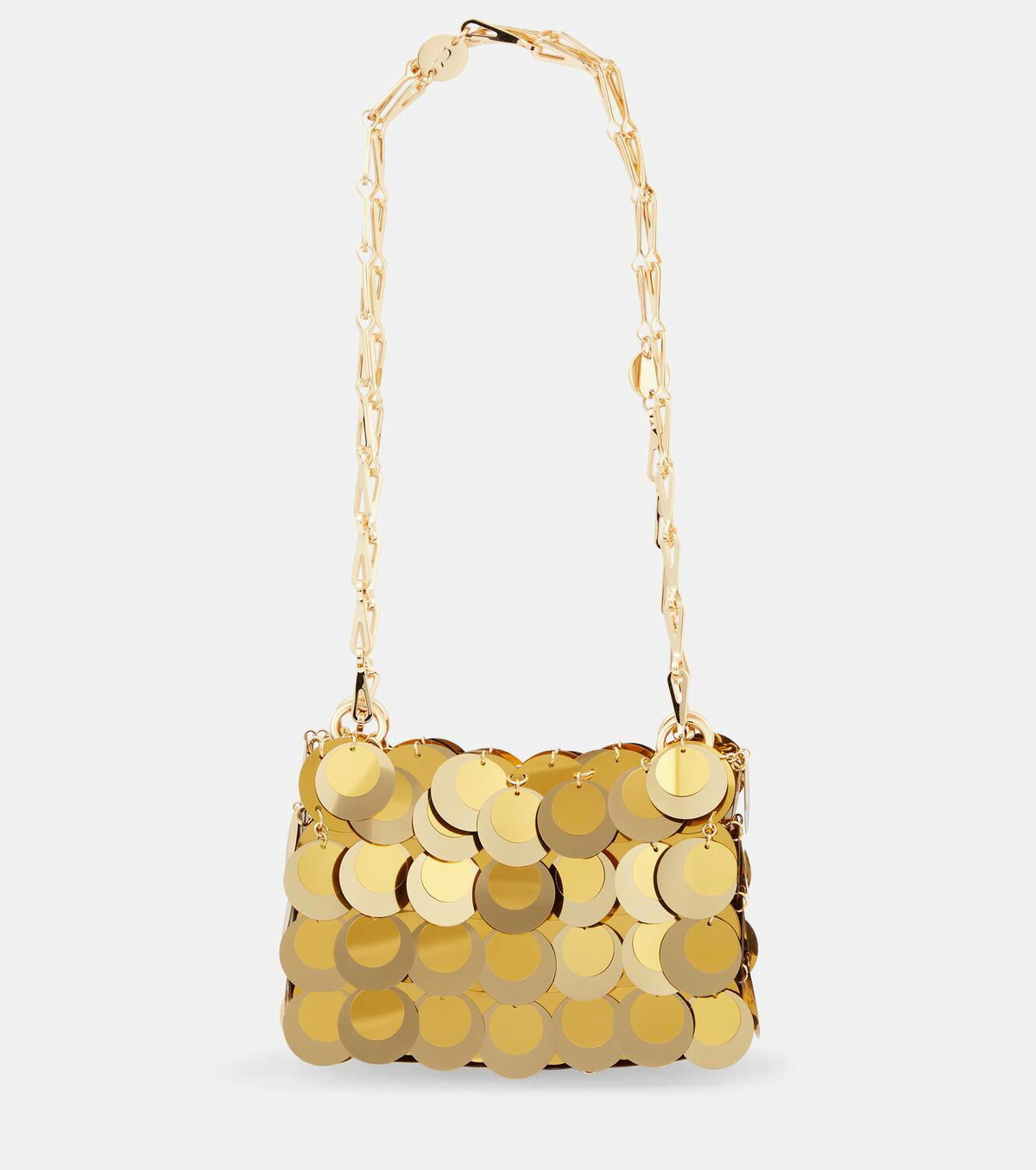 ショルダーバッグ・ポシェット Rabanne 'Kaki Sparkle Nano' shoulder bag Rabanne 'kaki sparkle nano' shoulder bag available on julian