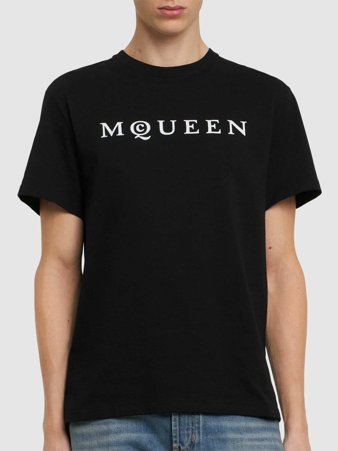 ALEXANDER MCQUEEN Logo Cotton T-shirt Alexander McQueen