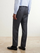 Kiton - Straight-Leg Wool Suit Trousers - Gray