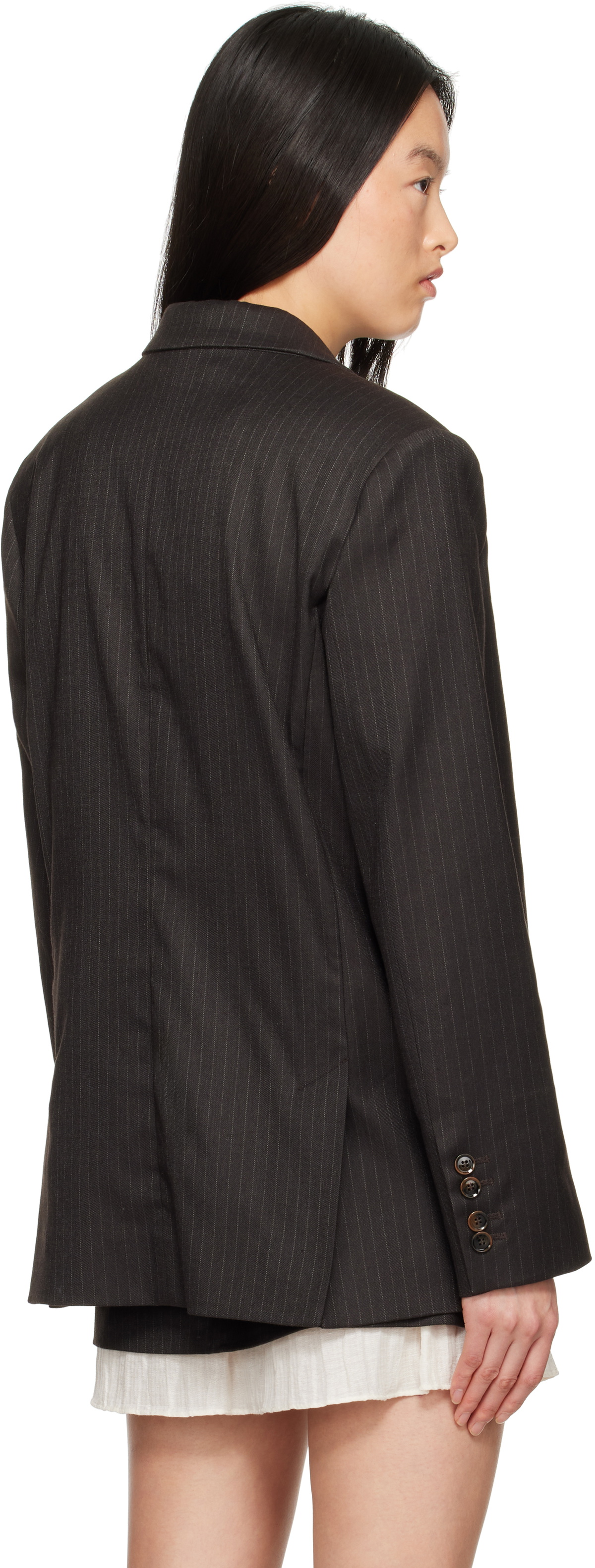 The Garment Brown Denver Vest Blazer