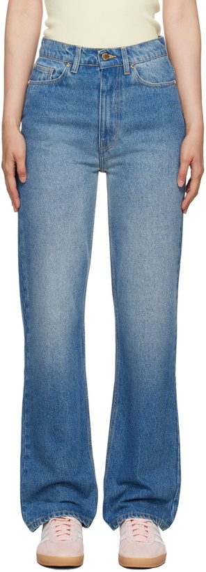 Photo: Casablanca Blue 'Tennis Club' Jeans