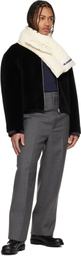 Jil Sander Off-White Down Scarf