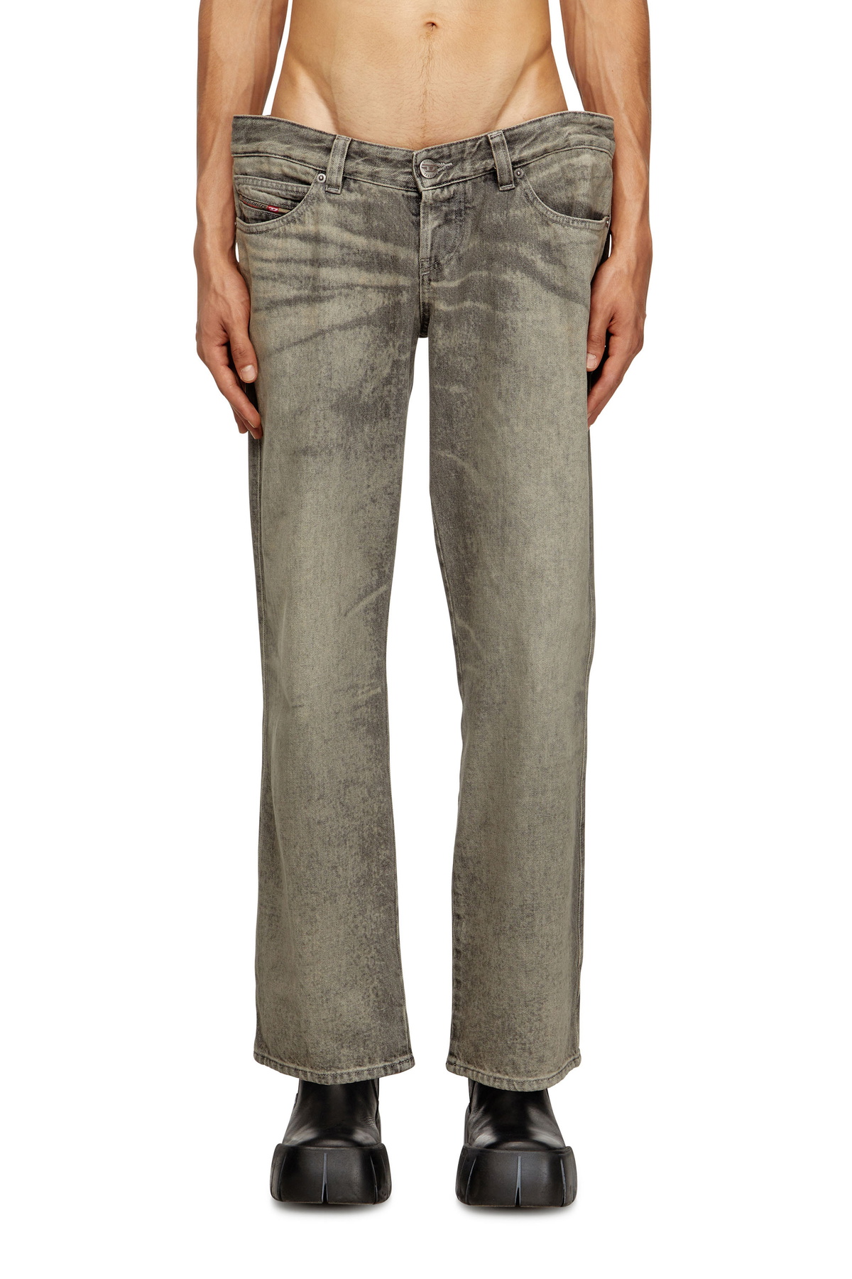 DIESEL RELAXED JEANS D-FISH 0GHAA Diesel Relaxed Jeans - D-Fish