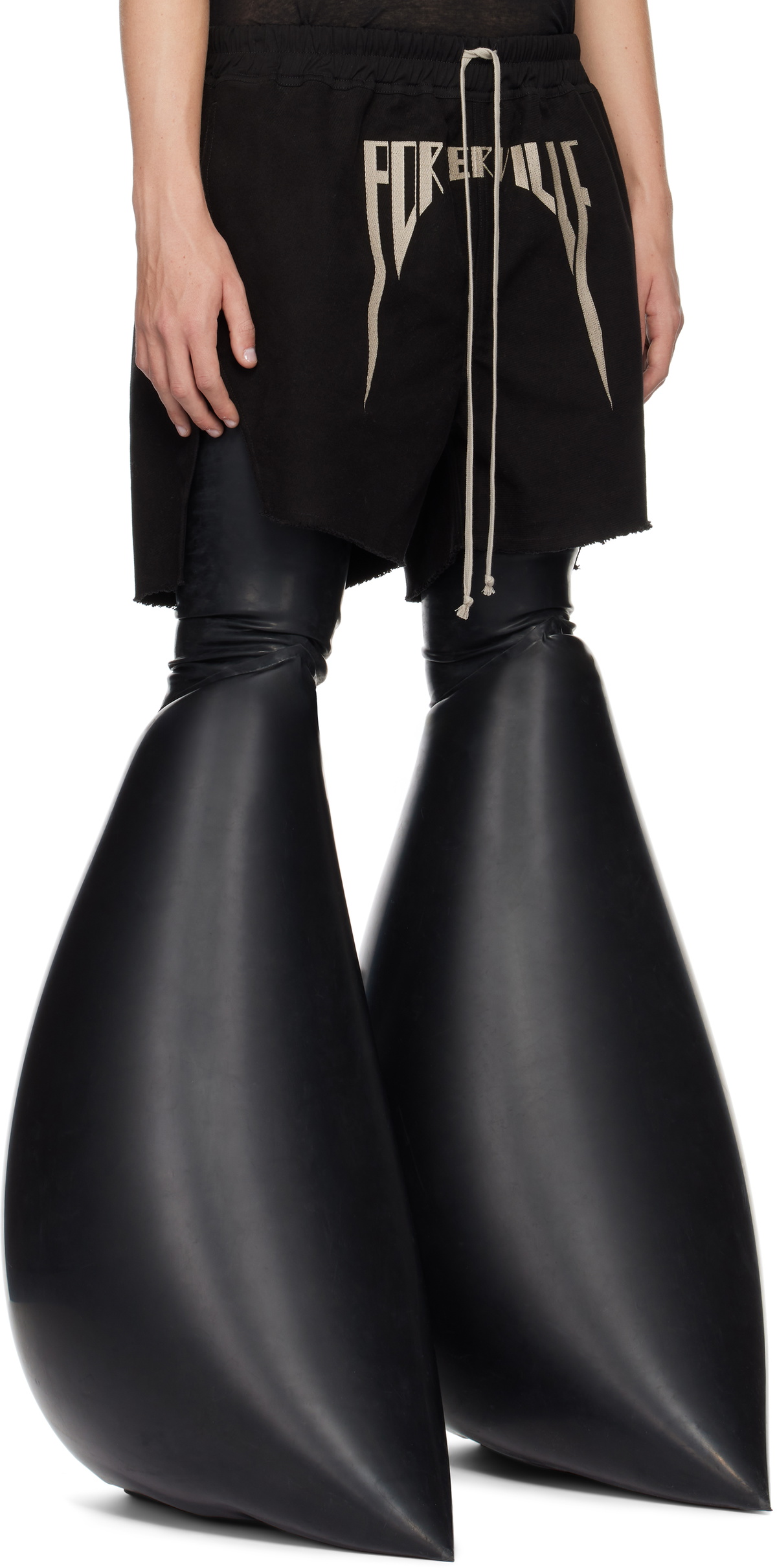 Rick Owens Black Porterville Boxers Shorts Rick Owens