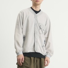 and wander Men's Vent Cardigan in Light Grey