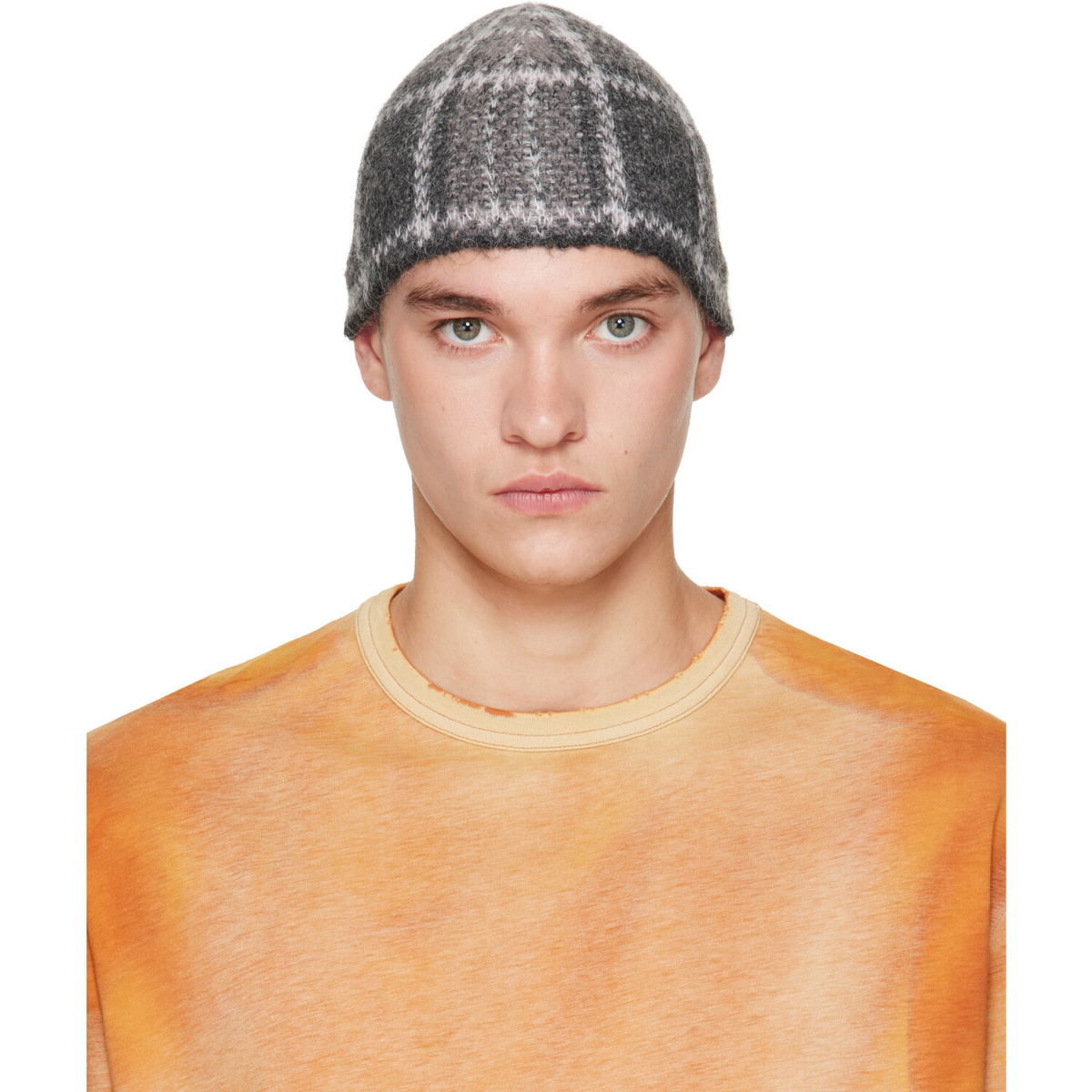 Our Legacy Gray Hairy Beanie Our Legacy