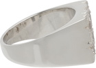 Bleue Burnham Silver 'The Rose Garden' Signet Ring