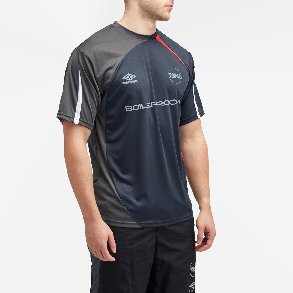 トップス Umbro Boiler Room Boiler Room Men's x Umbro Football Top in Black Boiler Room