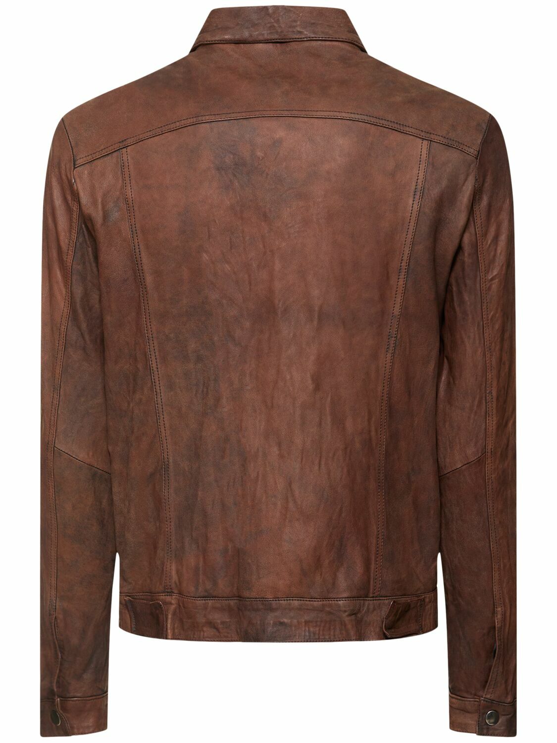 Giorgio Brato Organic Edition ジャケット 46 GIORGIO BRATO | Vegetan Lambskin Biker Jacket | Antonioli.eu