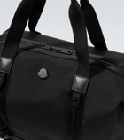 Moncler Leather-trimmed canvas duffel bag