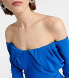 Costarellos Jordana gathered crêpe jumpsuit