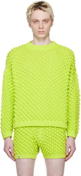 Bonsai Green Bobbles Sweater