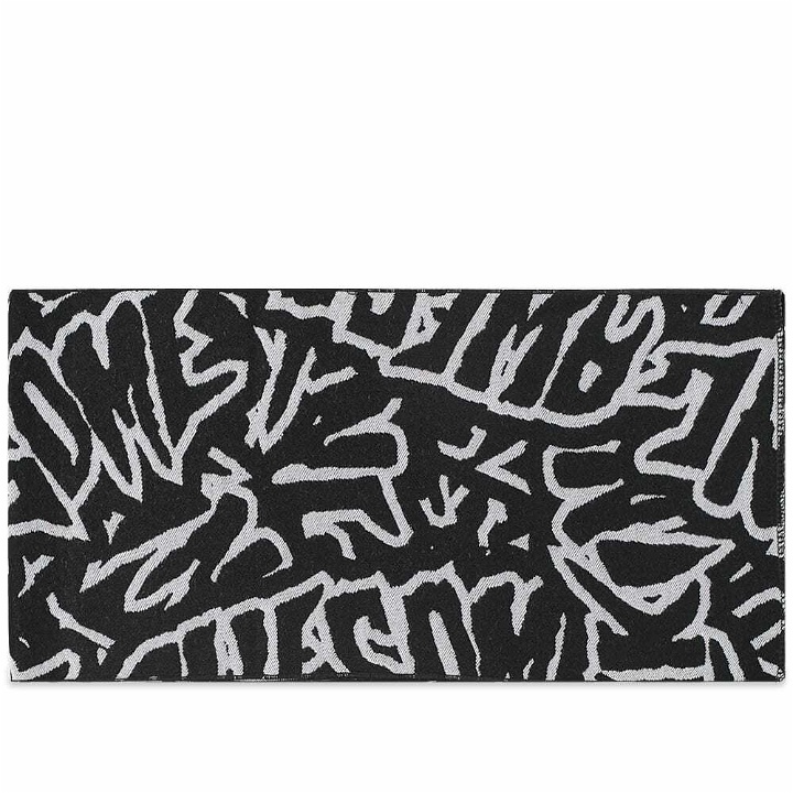 Photo: Fucking Awesome Men's Sticker Stamp Scarf in Black