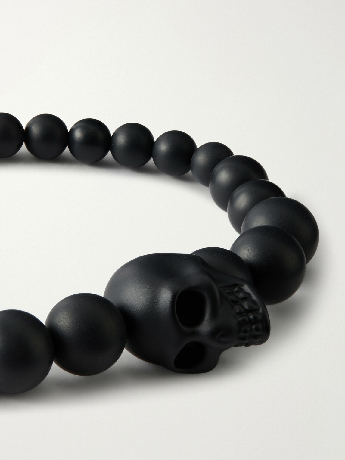 McQueen - Skull Beaded Bracelet