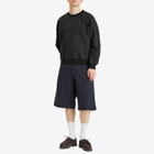 MHL by Margaret Howell Men's Woven Crew Sweatshirt in Indigo