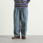 Anglan Men's Stone Vintage Denim Balloon Pants in Light Blue