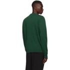 Gucci Green Wool Jacquard GG Sweatshirt