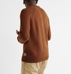 CARHARTT WIP - Anglistic Mélange Wool-Blend Sweater - Brown