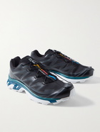 And Wander - Salomon XT-6 Ripstop and Mesh Trail Running Sneakers - Black