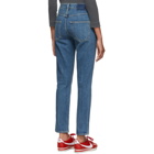 Amo Blue Stella High-Rise Slim Straight Jeans