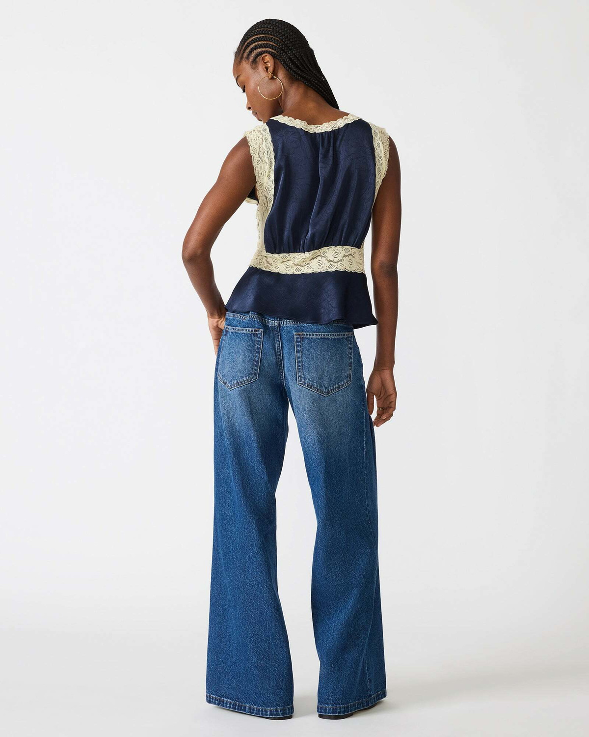 Steve Madden Elinor Top in Midnight
