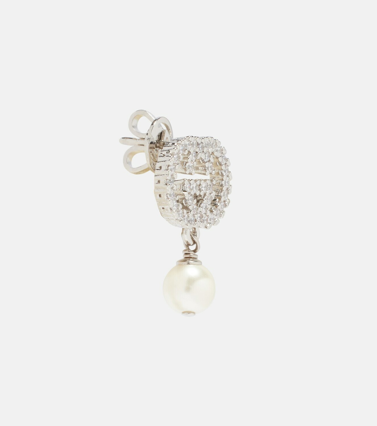 Gucci Interlocking G embellished drop earrings