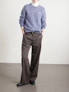 CELINE - Wool and Cashmere-Blend Sweater - Blue