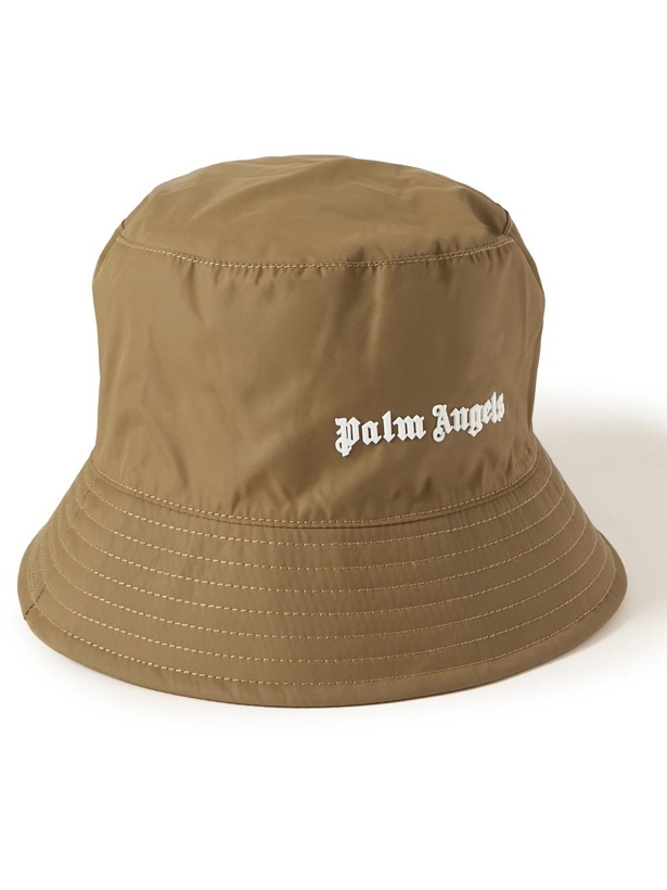 Photo: Palm Angels - Logo-Detailed Shell Bucket Hat