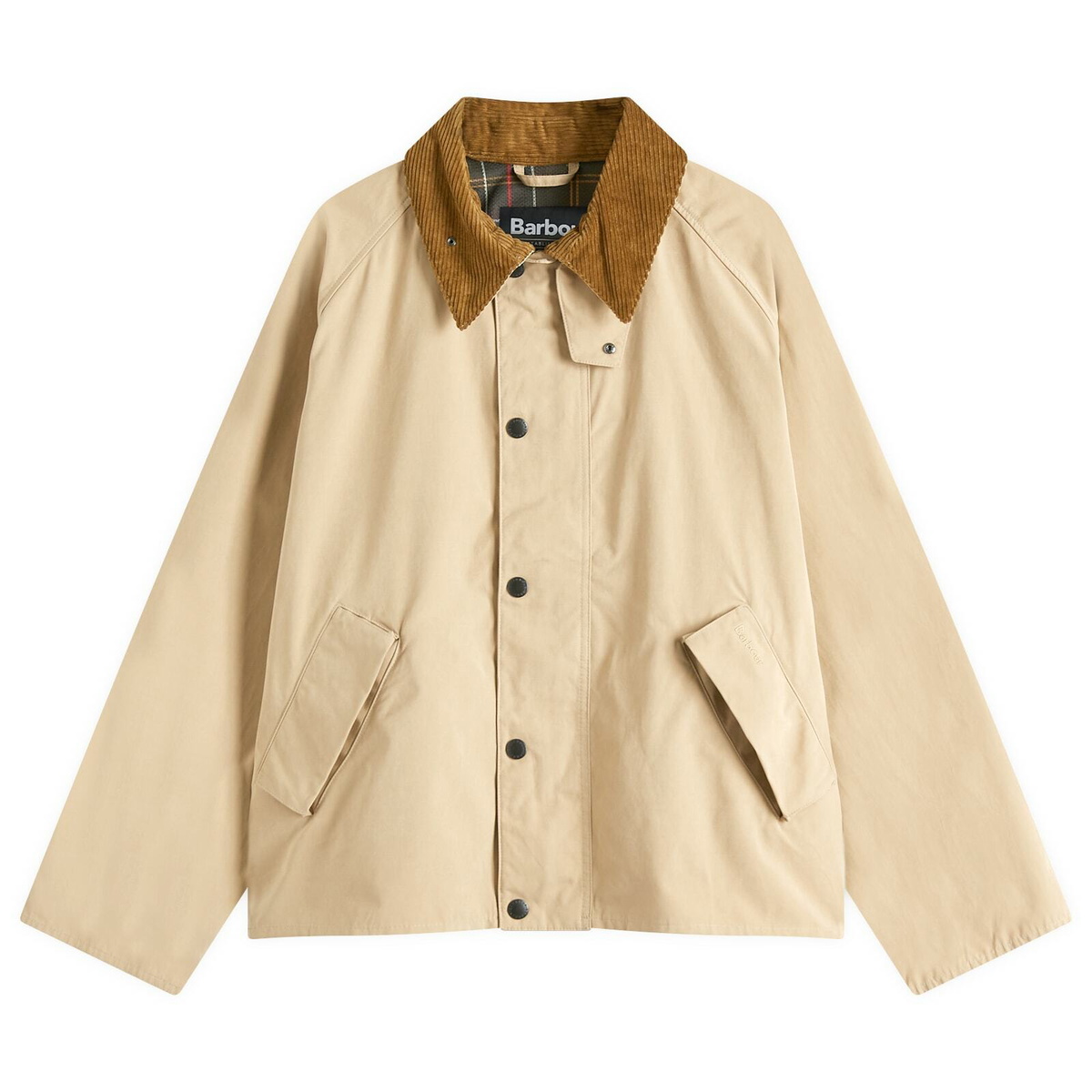 Barbour Men's OS Transporter Casual Jacket in Stone Barbour