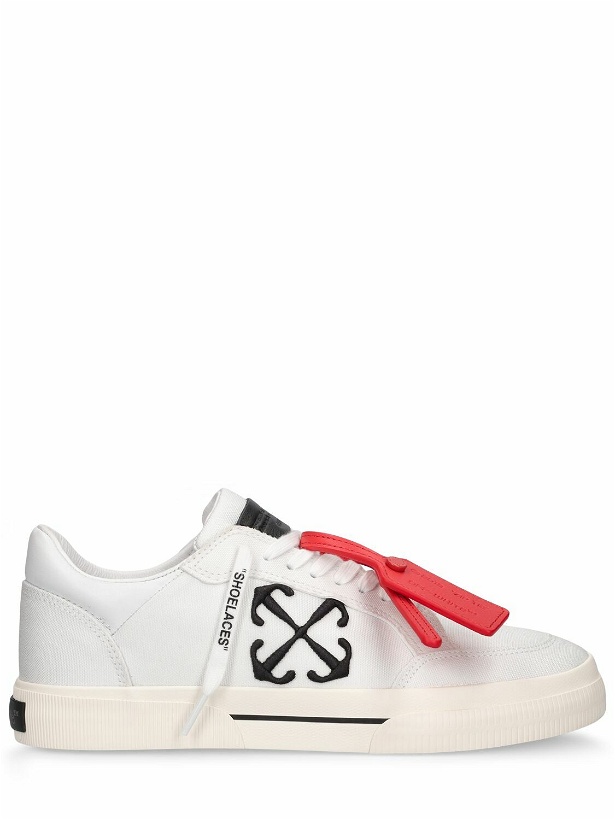 Photo: OFF-WHITE 20mm New Low Vulcanized Canvas Sneakers