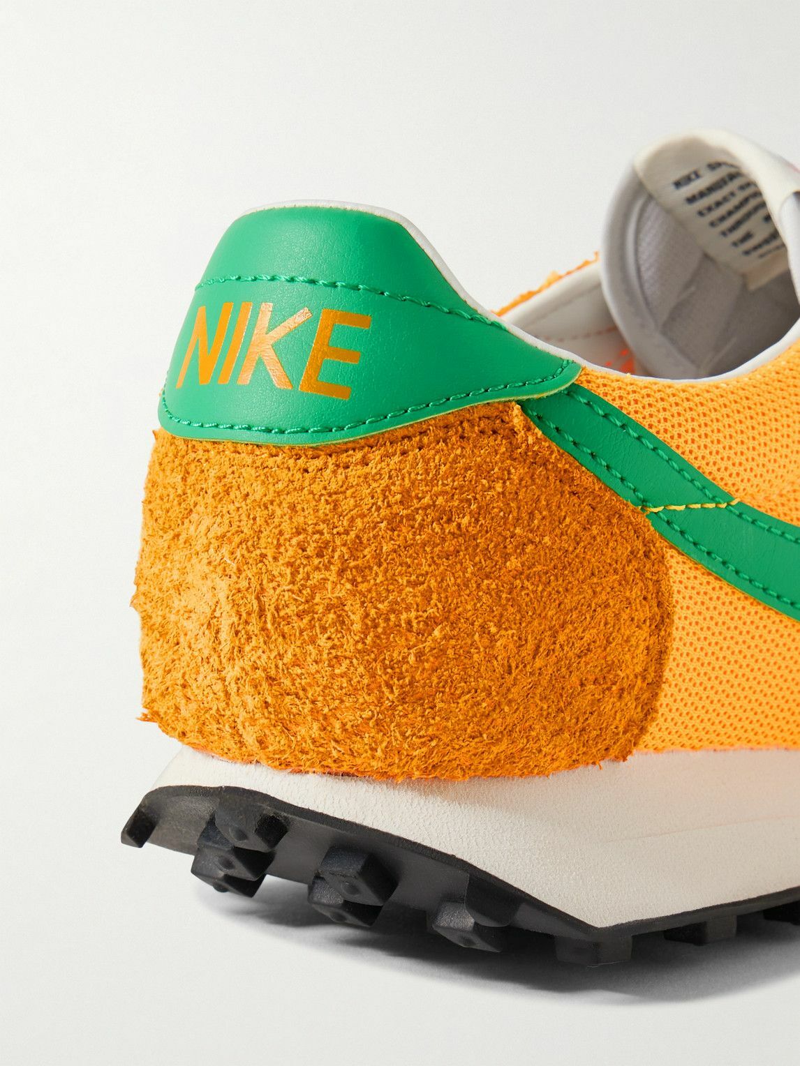 Nike - LD-1000 Leather and Suede-Trimmed Mesh Sneakers - Yellow