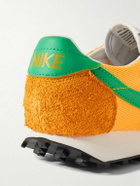 Nike - LD-1000 Leather and Suede-Trimmed Mesh Sneakers - Yellow