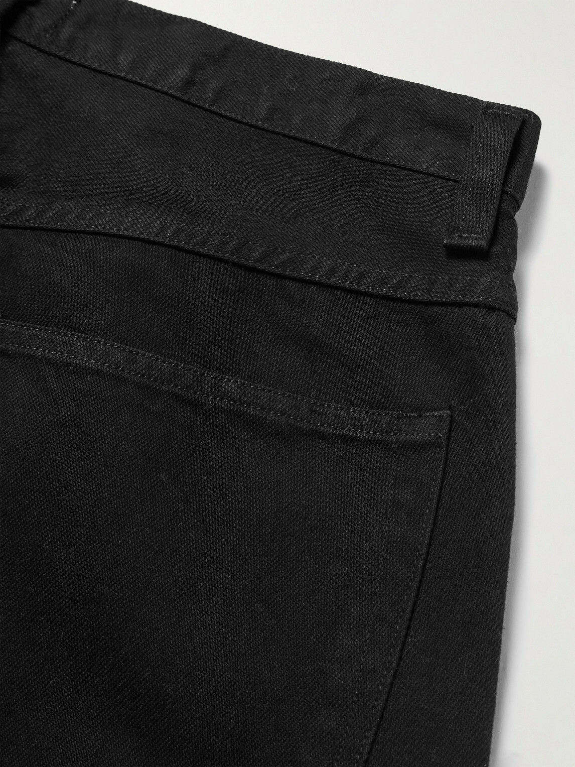 AGOLDE - Fusion Straight-Leg Denim Shorts - Black