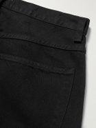 AGOLDE - Fusion Straight-Leg Denim Shorts - Black