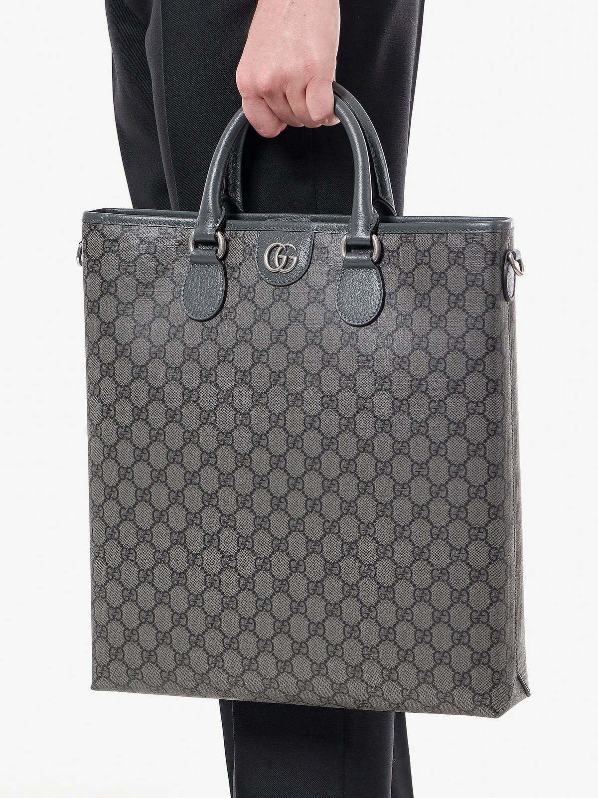Gucci Ophidia Tote Grey Mens Handbag