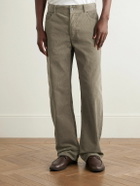 The Row - Rossen Straight-Leg Cotton-Corduroy Trousers - Brown