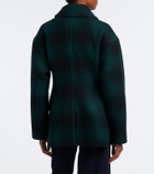 Polo Ralph Lauren Plaid wool-blend peacoat