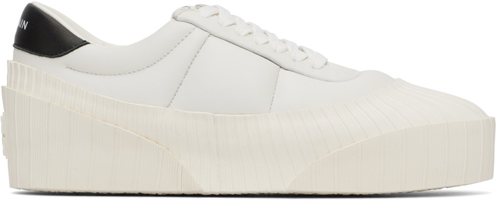 Photo: Balmain White Riff Low Sneakers