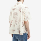 Wooyoungmi Men's Marine Print Vacation Shirt in Neutrals