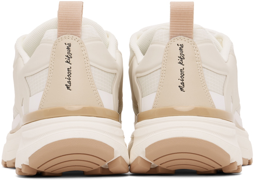Maison Kitsuné Beige Sora Sneakers Maison Kitsune