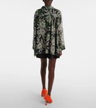 Loewe Floral silk crépon shirt