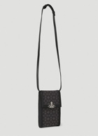 Re-Jacquard Orborama Phone Crossbody Bag in Black