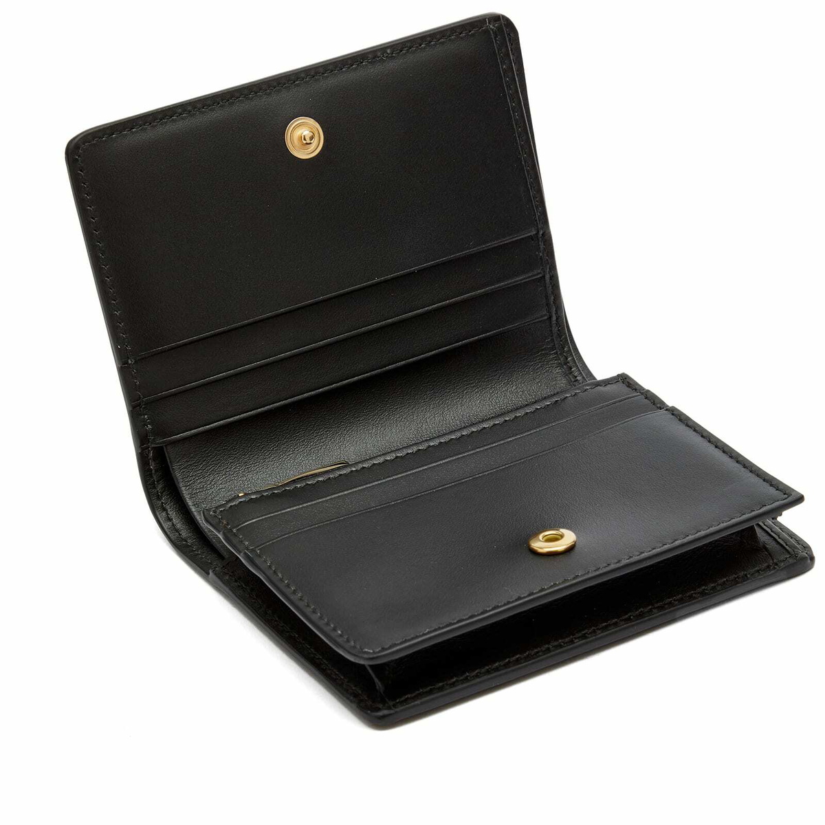 Dolce & Gabbana Wallet Black Horse Leather Zip Logo Cross Body Phone Slot